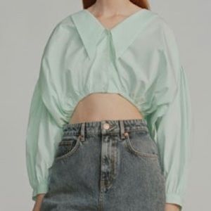 Blue/green Zara shirt